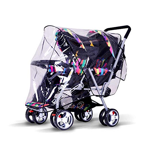 Rain Cover for Joie Evalite Duo Tandem, Made in The UK from Supersoft PVC