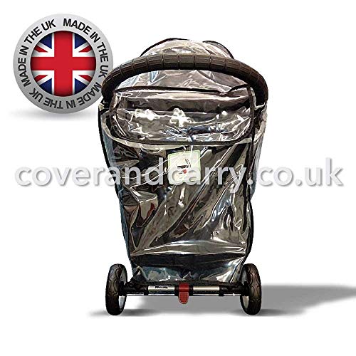Rain Cover for a Baby Jogger City Mini Single Made in The UK from Supersoft Clear PVC