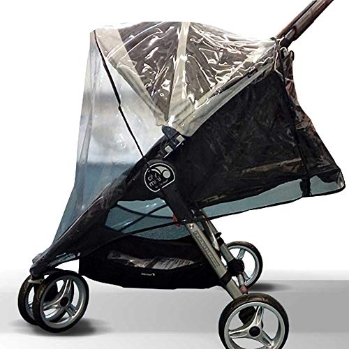 Rain Cover for a Baby Jogger City Mini Single Made in The UK from Supersoft Clear PVC