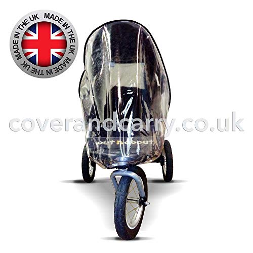 Rain Cover for Out'n'About Nipper 360 Single, fits All Versions Made in The UK from Supersoft Clear PVC.A Little More Money a lot More Quality!!