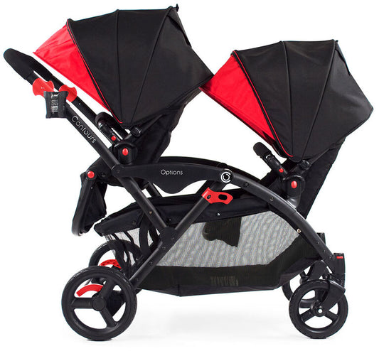 Rain Cover for The Chicco Red Contours Tandem, Made in The UK, Supersoft PVC. A Little More Money a lot More Quality!!