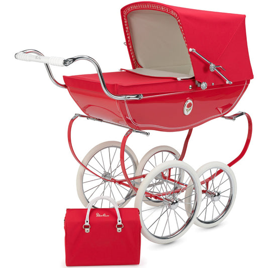 Rain Cover for The Silver Cross Chatsworth Pram. Made in The UK from Supersoft Clear PVC.